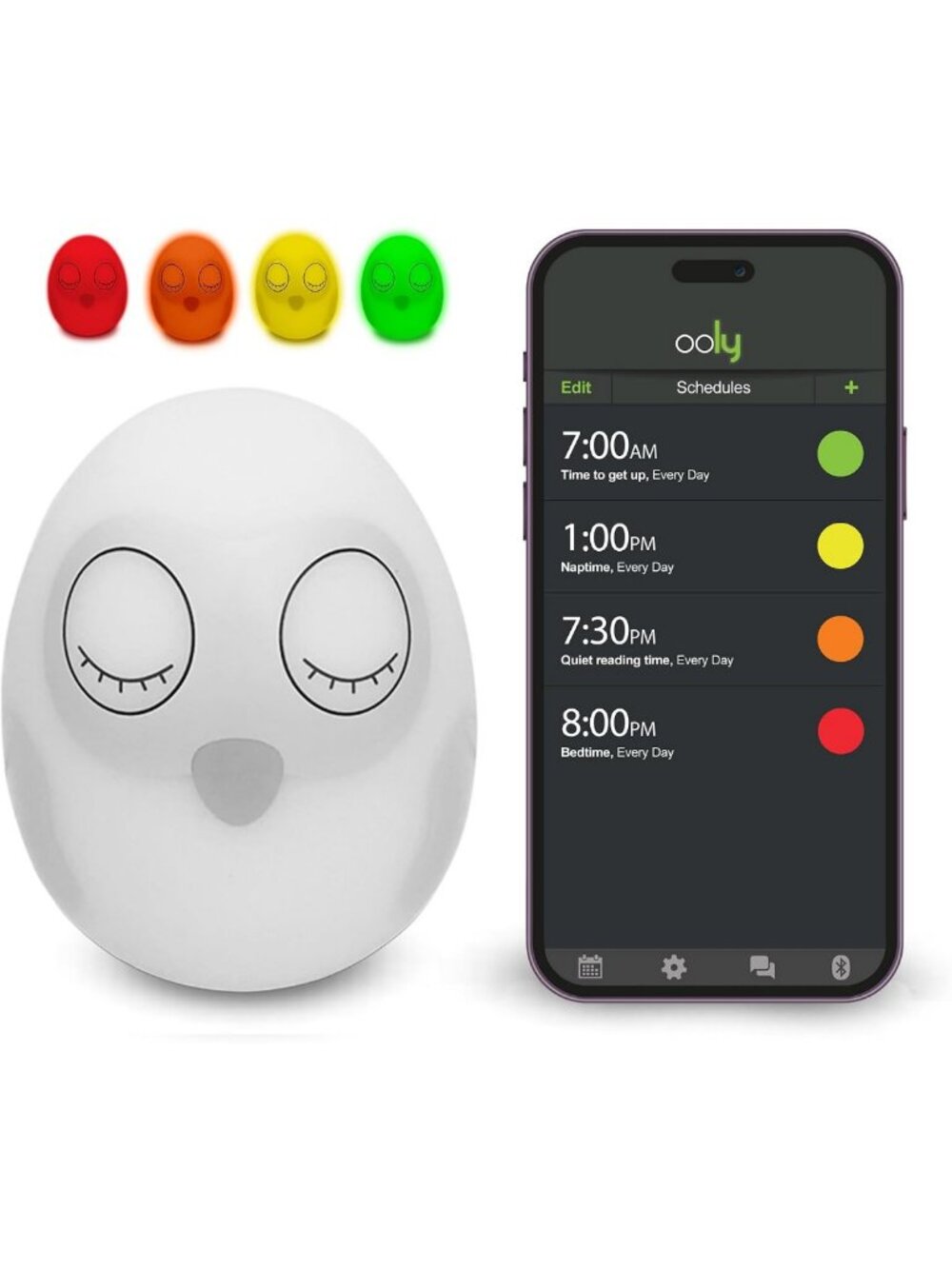 Sleep Trainer Night Light Clock for Kids & Toddlers - Owl Design, Fun
